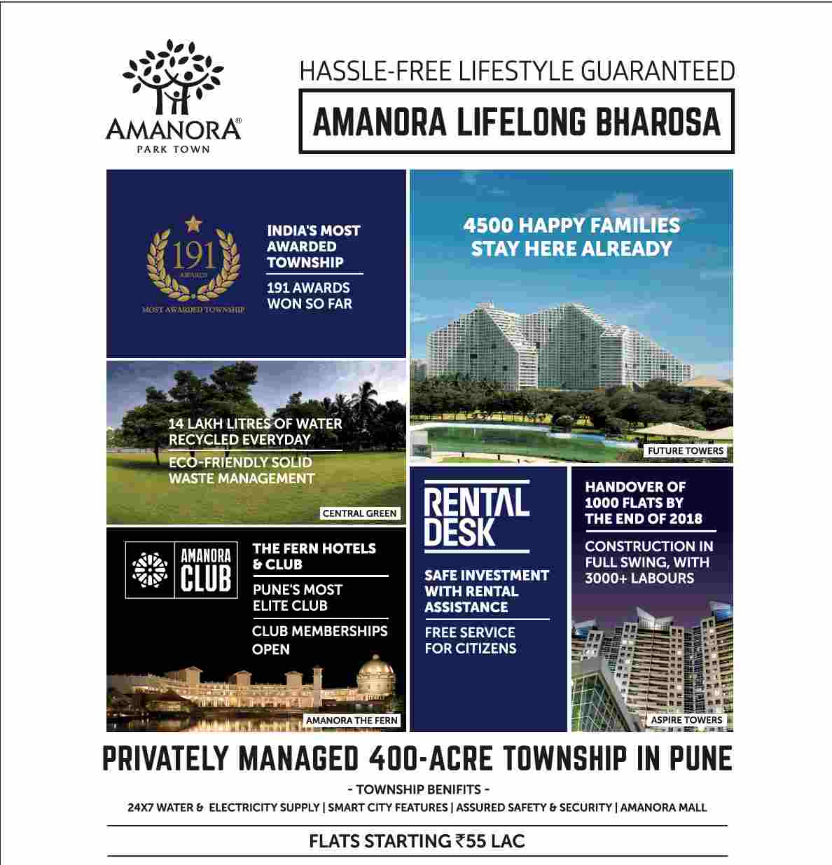 Hassle-free lifestyle guaranteed at Amanora Park Town in Pune Update